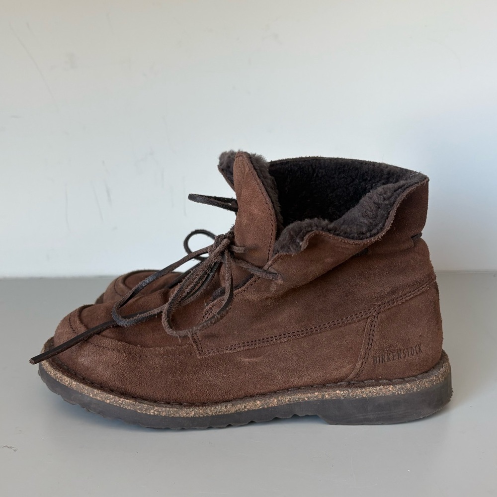 BIRKENSTOCK Bakki Ankle Boots Brown Size 37
